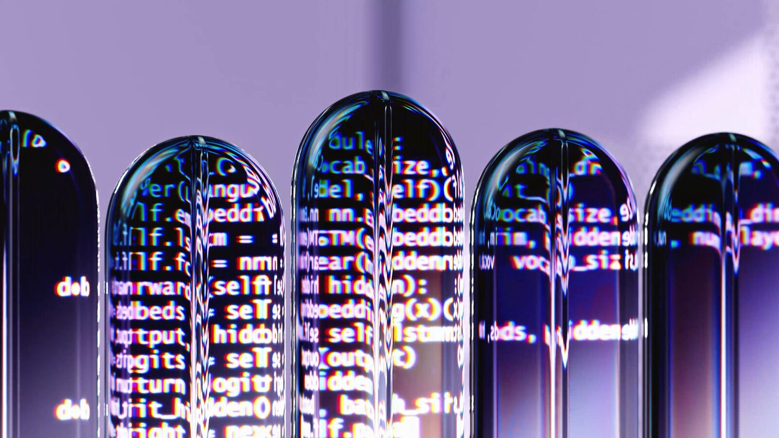 Abstrakte Visualisierung künstlicher Intelligenz